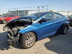 Salvage cars for sale at Dyer, IN auction: 2015 Hyundai Elantra SE