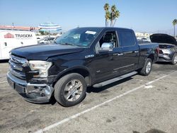 Salvage cars for sale at Van Nuys, CA auction: 2016 Ford F150 Supercrew