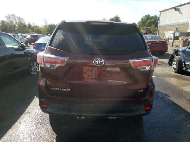 2014 Toyota Highlander LE