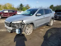 Salvage cars for sale at Marlboro, NY auction: 2014 Jeep Cherokee Limited