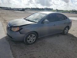 Salvage cars for sale at West Palm Beach, FL auction: 2010 Hyundai Elantra Blue