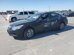 Salvage cars for sale at Grand Prairie, TX auction: 2012 Honda Accord EXL