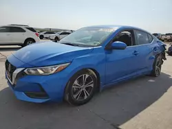 Salvage cars for sale at Grand Prairie, TX auction: 2020 Nissan Sentra SV