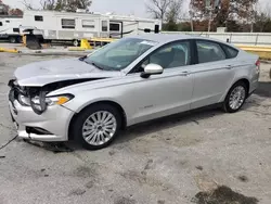 Salvage cars for sale at Rogersville, MO auction: 2015 Ford Fusion S Hybrid