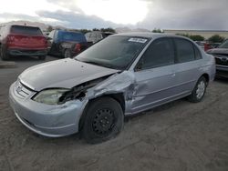 Salvage cars for sale from Copart Las Vegas, NV: 2002 Honda Civic LX