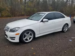 Salvage cars for sale at Cookstown, ON auction: 2013 Mercedes-Benz C 300 4matic