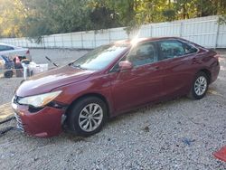 2016 Toyota Camry LE en venta en Knightdale, NC