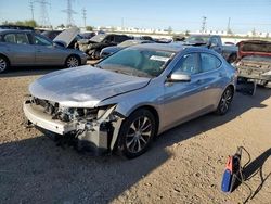 Salvage cars for sale at Elgin, IL auction: 2015 Acura TLX