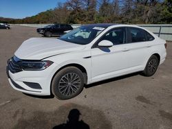 Salvage cars for sale at Brookhaven, NY auction: 2019 Volkswagen Jetta SEL