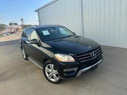 Salvage cars for sale from Copart Grand Prairie, TX: 2014 Mercedes-Benz ML 350