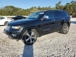 Salvage cars for sale at Houston, TX auction: 2015 Jeep Grand Cherokee Overland