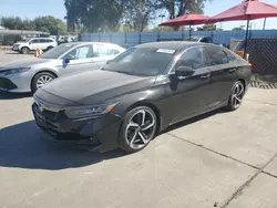 Honda salvage cars for sale: 2021 Honda Accord Sport