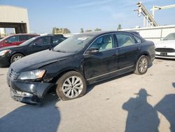 Salvage cars for sale at Kansas City, KS auction: 2013 Volkswagen Passat SEL