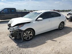 Salvage cars for sale at San Antonio, TX auction: 2020 KIA Forte FE