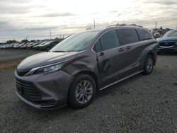 Salvage cars for sale at Eugene, OR auction: 2022 Toyota Sienna LE