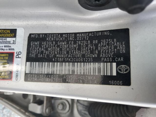 2012 Toyota Camry Base