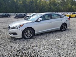 Salvage cars for sale at Ellenwood, GA auction: 2017 Hyundai Sonata SE