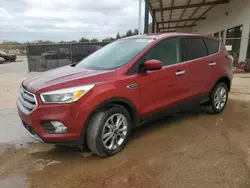 Salvage cars for sale at Tanner, AL auction: 2017 Ford Escape SE