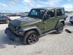 Jeep Wrangler Sport salvage cars for sale: 2021 Jeep Wrangler Sport