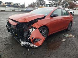 Salvage cars for sale at New Britain, CT auction: 2023 KIA Forte GT Line