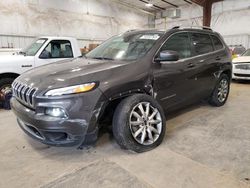 Salvage cars for sale at Milwaukee, WI auction: 2018 Jeep Cherokee Limited