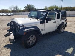 Salvage cars for sale from Copart San Antonio, TX: 2016 Jeep Wrangler Unlimited Sport