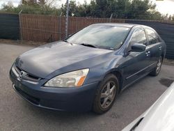 Salvage cars for sale from Copart San Martin, CA: 2004 Honda Accord EX
