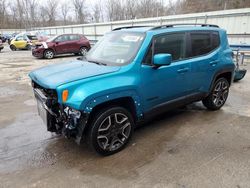 Salvage cars for sale from Copart Ellwood City, PA: 2021 Jeep Renegade Latitude