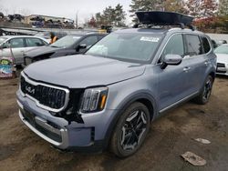 Salvage cars for sale at New Britain, CT auction: 2023 KIA Telluride EX