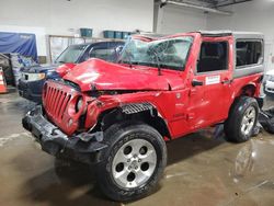 Jeep Wrangler salvage cars for sale: 2016 Jeep Wrangler Sport