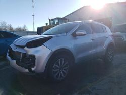 Salvage cars for sale at Rogersville, MO auction: 2017 KIA Sportage EX