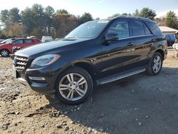 Salvage cars for sale at Mendon, MA auction: 2014 Mercedes-Benz ML 350 4matic