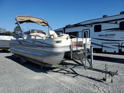 Salvage boats for sale at Gastonia, NC auction: 2003 Bennche Pontoon