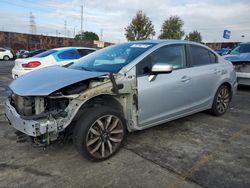Salvage cars for sale from Copart Wilmington, CA: 2015 Honda Civic EXL
