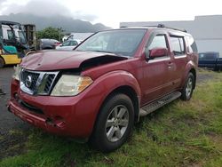 Nissan Vehiculos salvage en venta: 2008 Nissan Pathfinder S