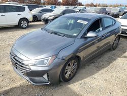 Salvage cars for sale at Cahokia Heights, IL auction: 2019 Hyundai Elantra SEL