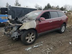 Salvage cars for sale at Pennsburg, PA auction: 2010 Chevrolet Traverse LT