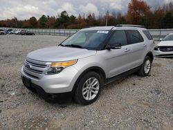 Salvage cars for sale at Memphis, TN auction: 2013 Ford Explorer XLT