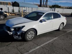 Honda salvage cars for sale: 2012 Honda Accord LX