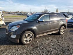 Salvage cars for sale at Eugene, OR auction: 2017 Chevrolet Equinox Premier