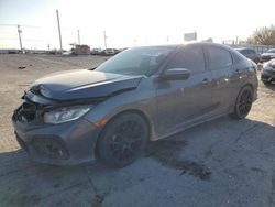 Salvage cars for sale at Oklahoma City, OK auction: 2018 Honda Civic Sport