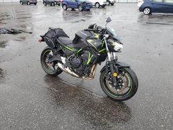 Salvage motorcycles for sale at Dunn, NC auction: 2022 Kawasaki ER650 L