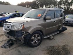 Salvage cars for sale from Copart Seaford, DE: 2010 Honda Pilot EXL