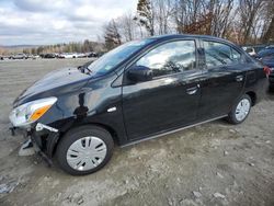 Salvage cars for sale from Copart Candia, NH: 2020 Mitsubishi Mirage G4 ES