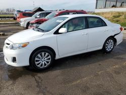 Salvage cars for sale from Copart Woodhaven, MI: 2012 Toyota Corolla Base