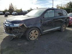 Mitsubishi Outlander Vehiculos salvage en venta: 2017 Mitsubishi Outlander SE