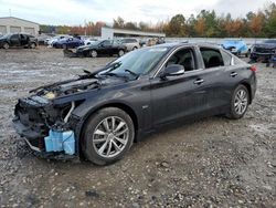 Salvage cars for sale at Memphis, TN auction: 2016 Infiniti Q50 Premium