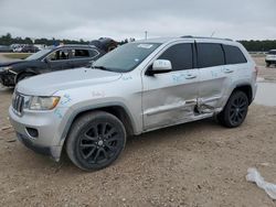 Salvage cars for sale from Copart Houston, TX: 2011 Jeep Grand Cherokee Laredo