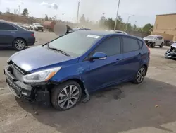 Salvage cars for sale at Gaston, SC auction: 2015 Hyundai Accent GLS