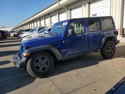 Jeep Wrangler salvage cars for sale: 2019 Jeep Wrangler Unlimited Sport